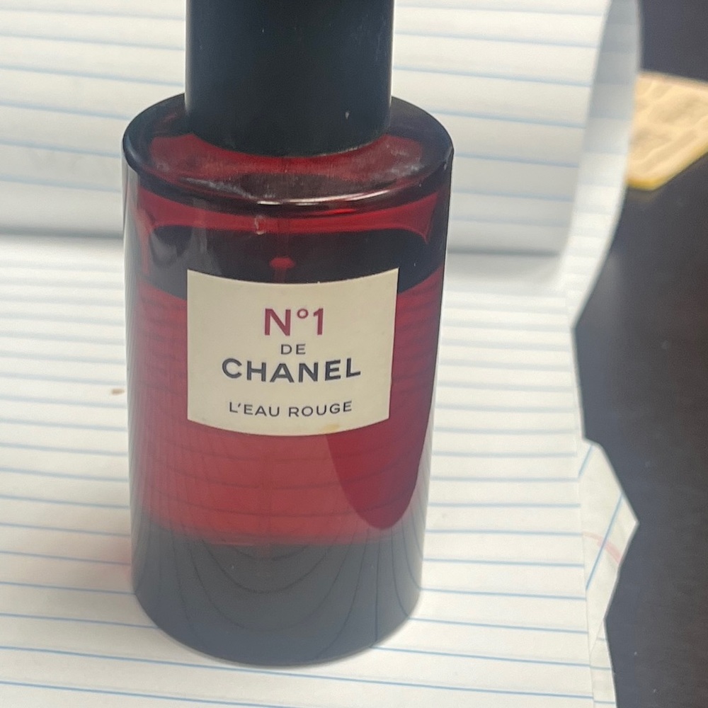 Chanel No 1 L’Eau Rouge.  3.4 oz spray